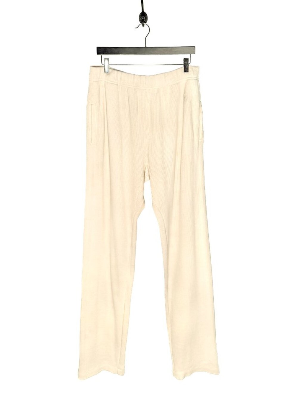 Chrome Hearts Ivory Slo Ride Waffle Thermal Trousers